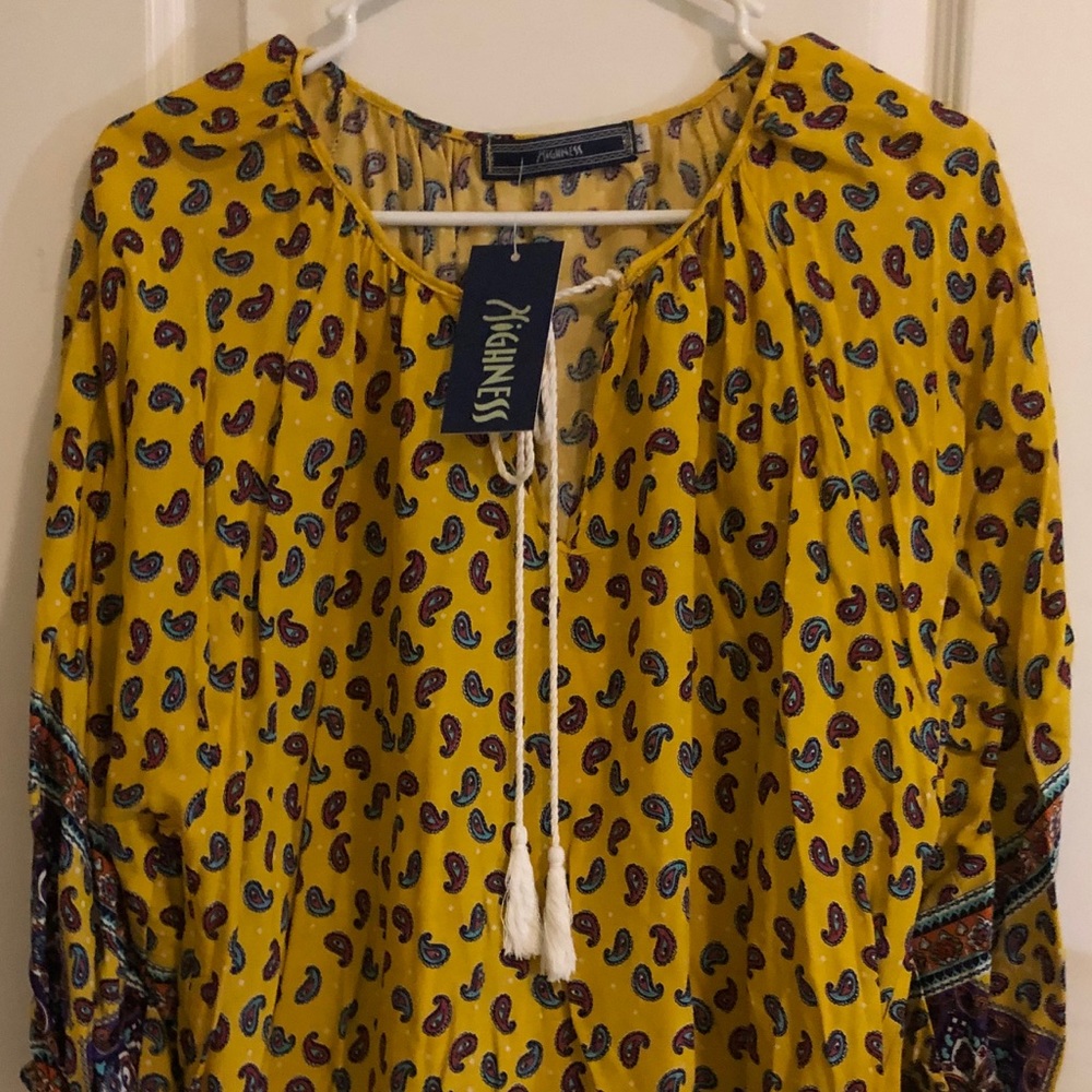 Boutique Paisley Plus Size Tunic Size 2X NWT
